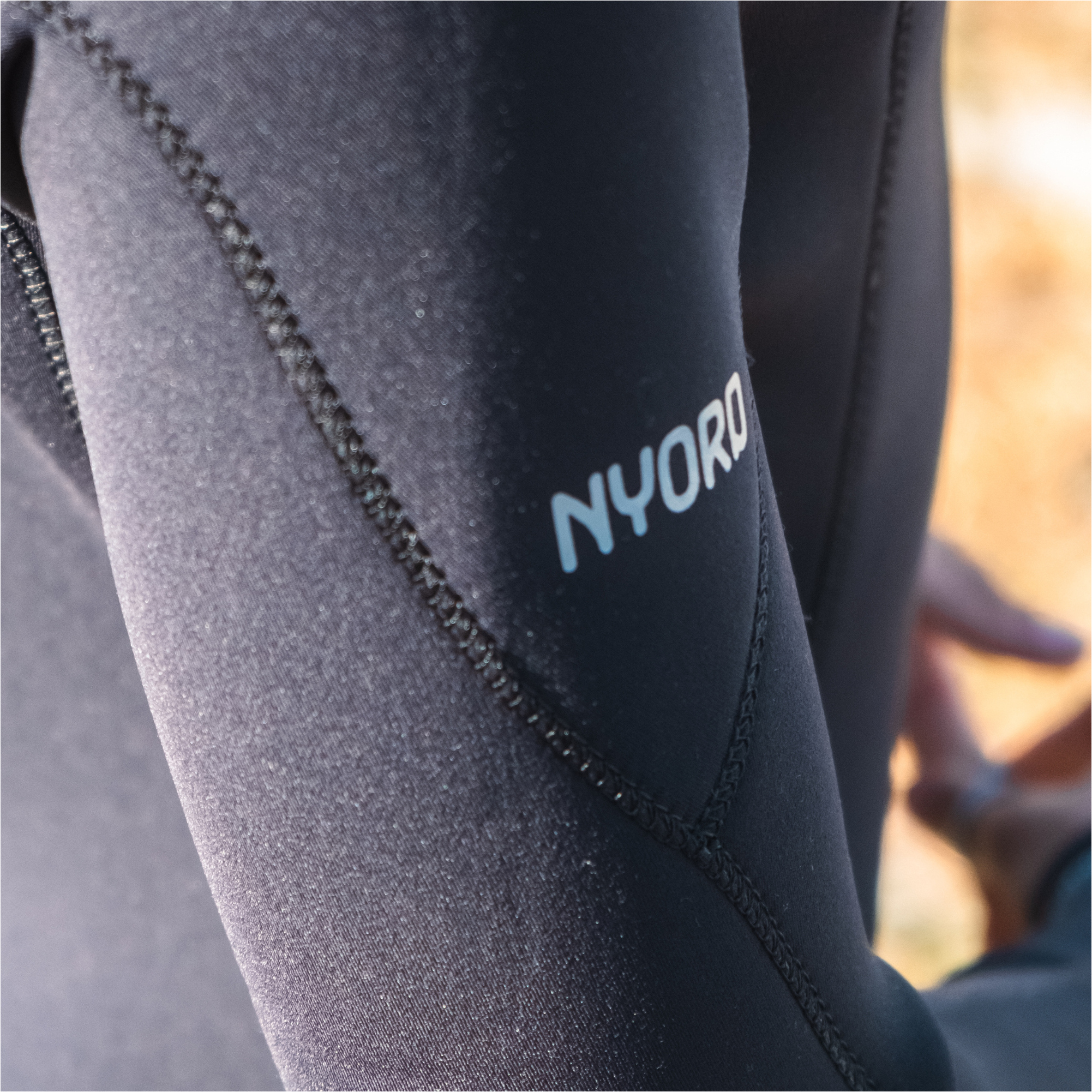 2025 Nyord Mens Solu Yulex 3/2mm Chest Zip Wetsuit SOLM32001 - Black